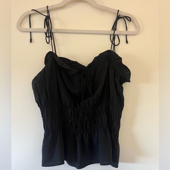 Topshop Tops - Topshop black stretchy blouse